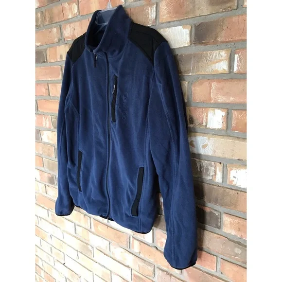 Calvin Klein Men’s Navy Zip Up Jacket Size Small - Picture 2 of 6